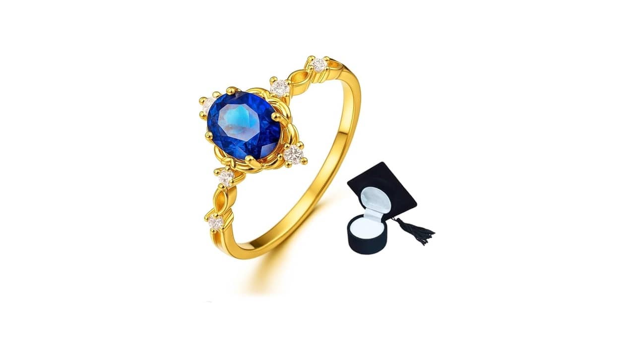 Melhor Anel de Formatura Feminino: Banhado em Ouro vs Prata