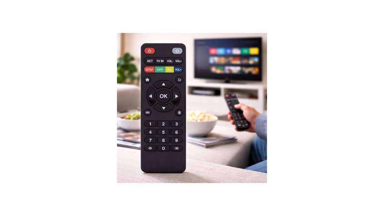 Melhor Controle Tv Box: Alcance 10m e Botões de Atalho
