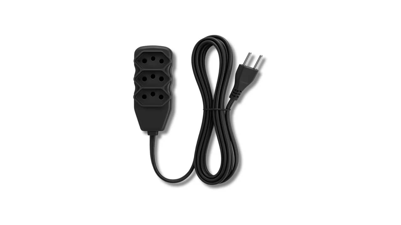 Melhor Extensão de Tomada: Com 5 Tomadas e USB-C