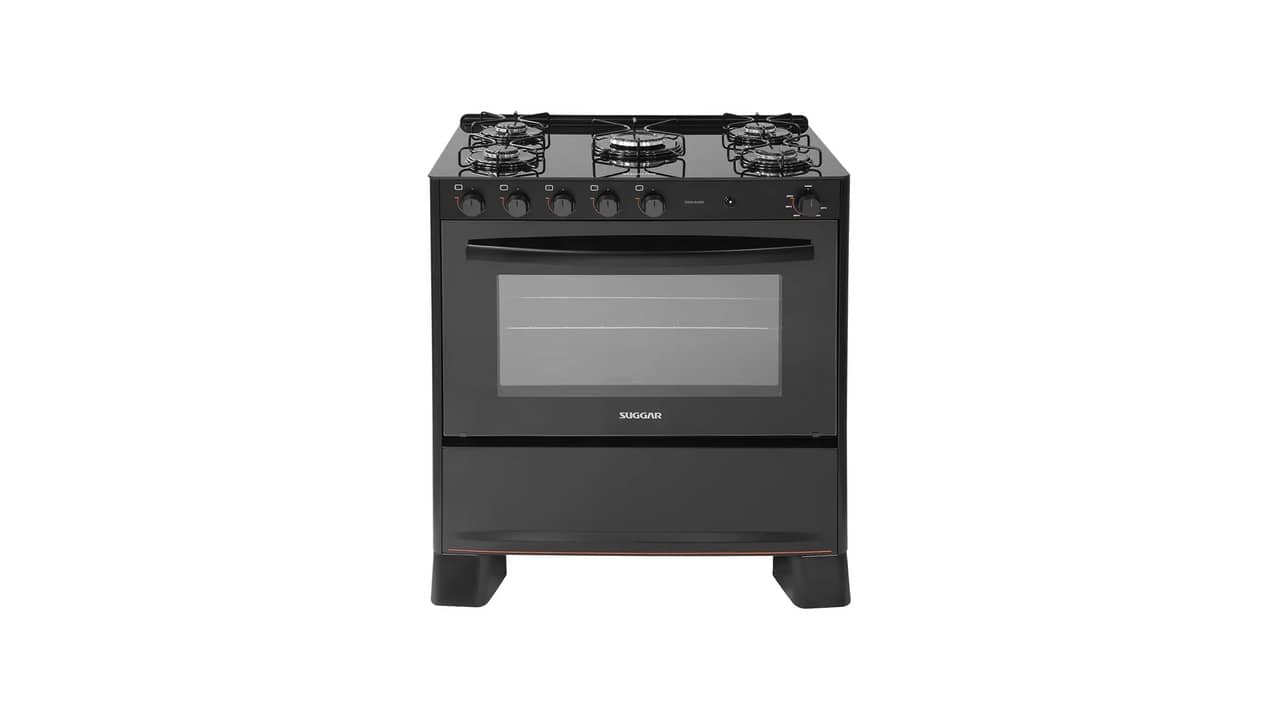 Melhor Fogão 5 Bocas: Acendimento Automático e Mesa de Vidro