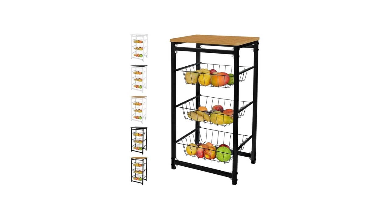 Melhor Fruteira de Chão: Organização e Estética Para Sua Cozinha