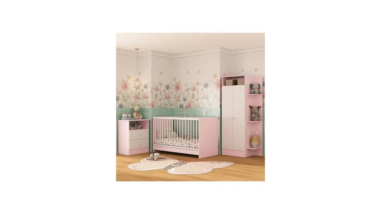 Melhor Jogo de Quarto de Bebê: 10 Modelos com Colchão Incluso
