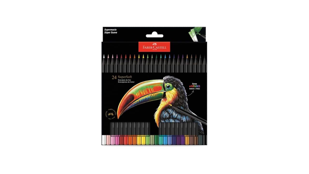 Melhor Lápis de Cor Faber-Castell: 7 Modelos com Cores Vibrantes e Suavidade