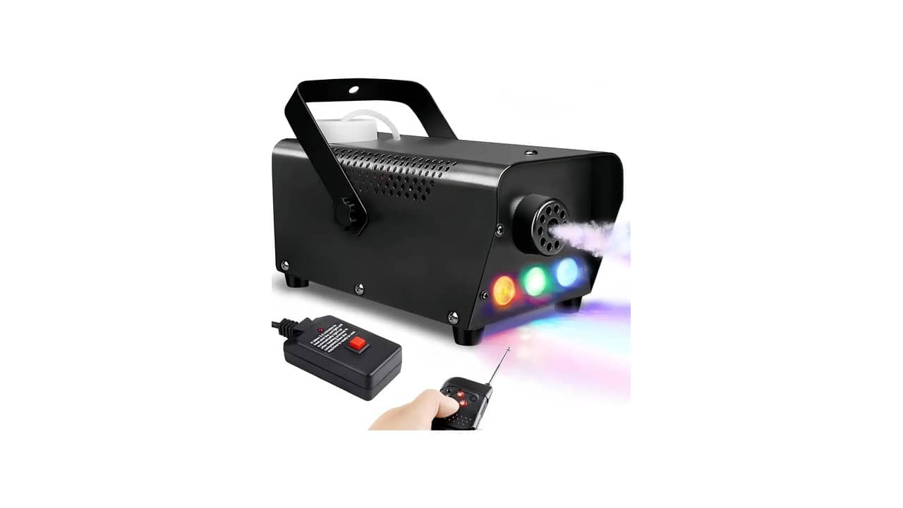 Melhor Máquina de Fumaça com Controle Remoto e Luzes LED