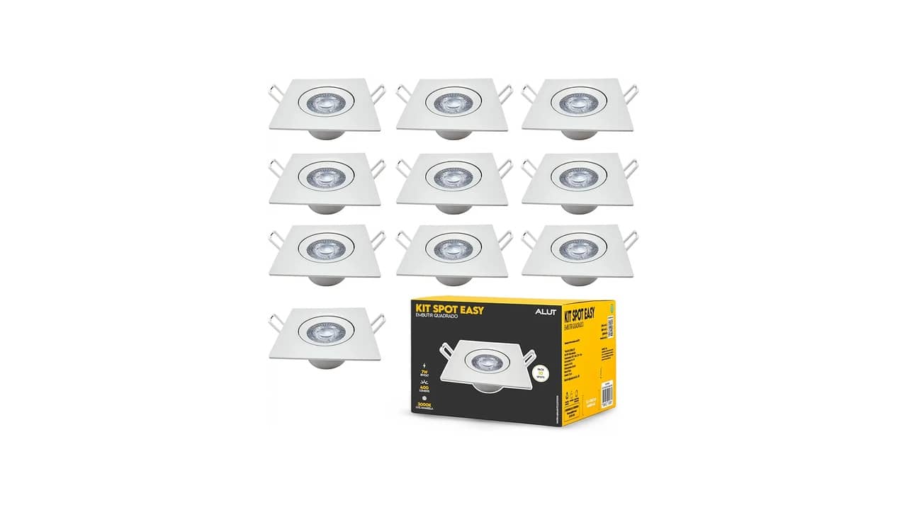 Melhor Marca de Spot LED: Análise de 10 Kits de Iluminação