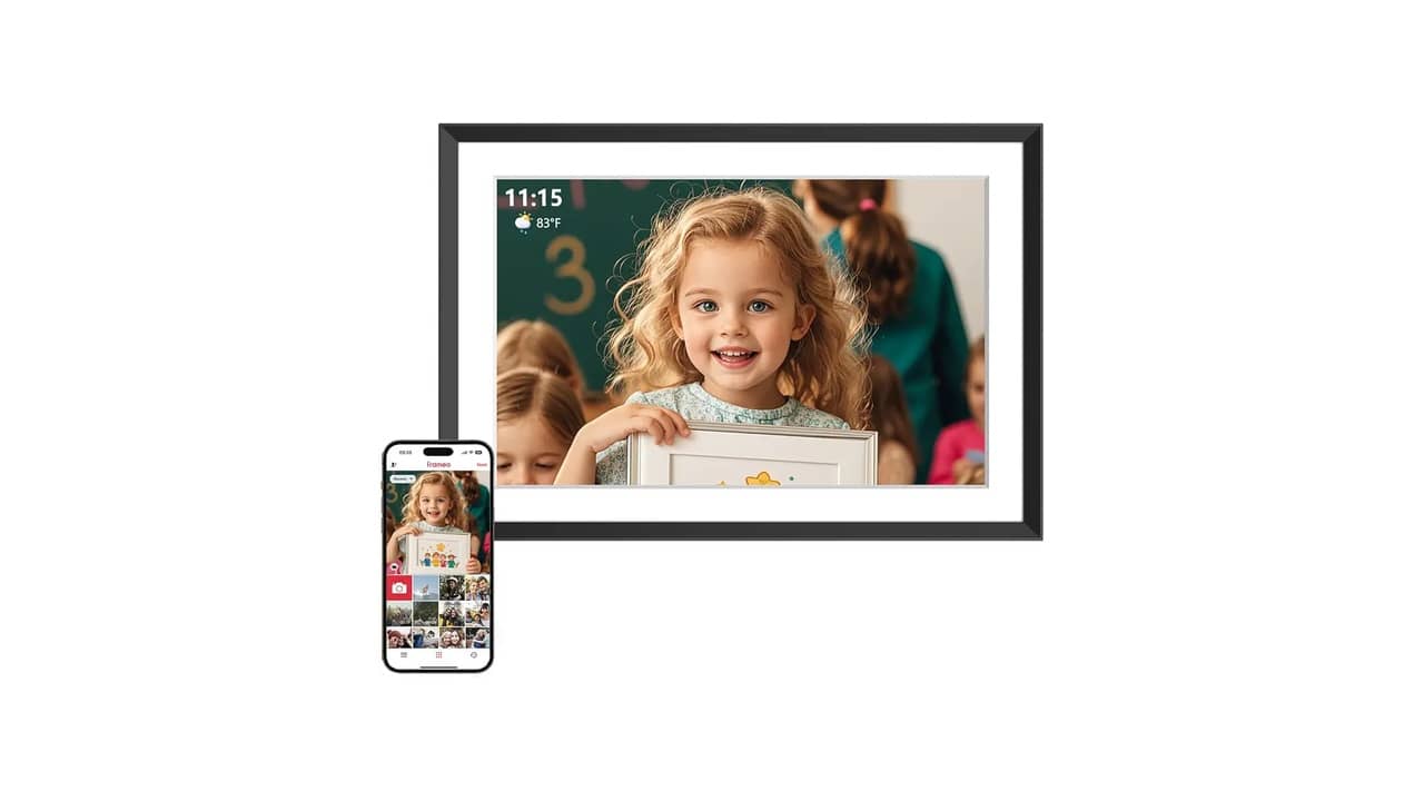 Melhor Porta-Retrato Digital: Rotação Automática e Tela Sensível ao Toque