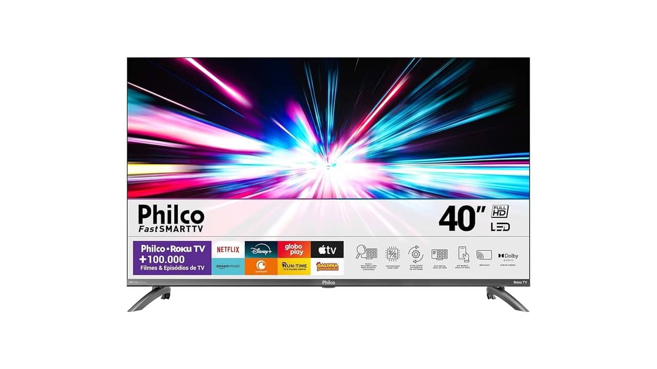 Melhor Smart TV 40 Polegadas: HDR e Dolby Audio Garantem Excelente Experiência