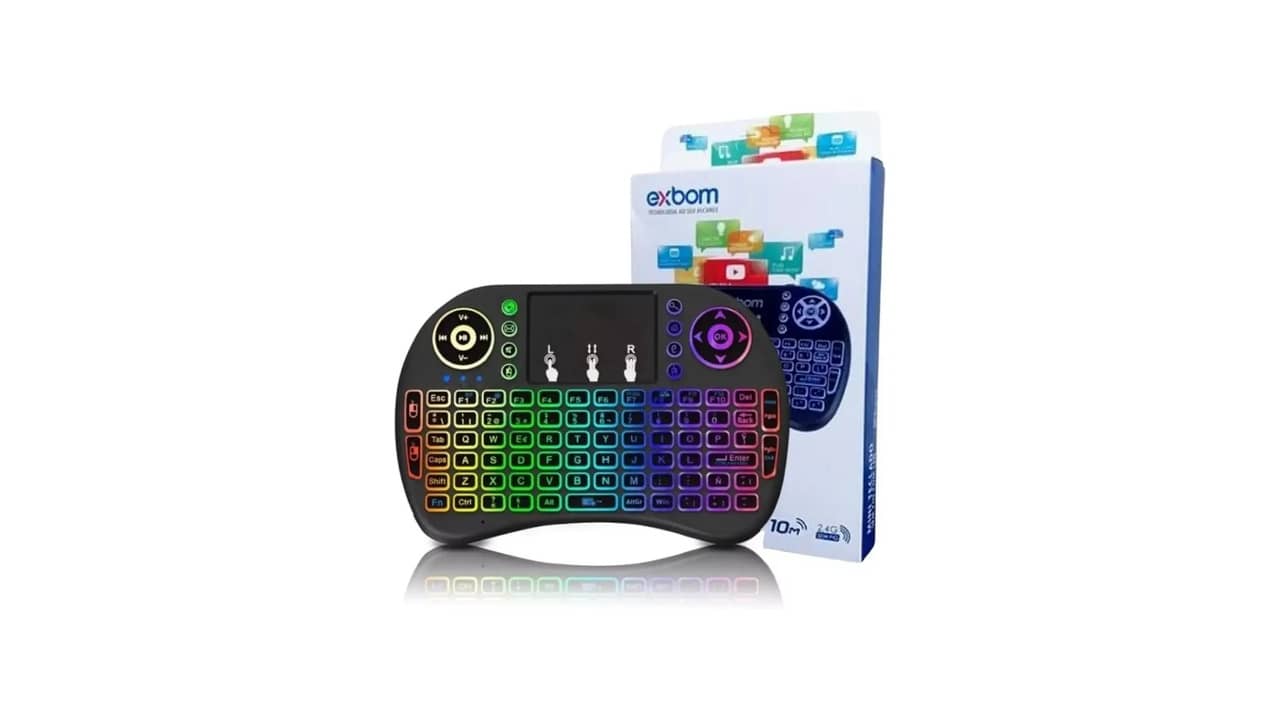 Melhor Teclado para Smart TV: Controle Preciso e Iluminação LED
