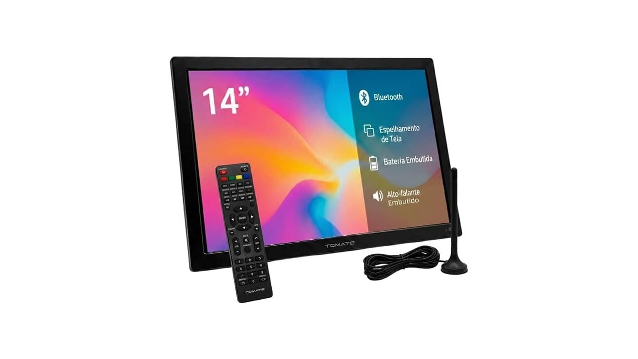 Melhor TV Portátil: 10 Opções Compactas e Recarregáveis