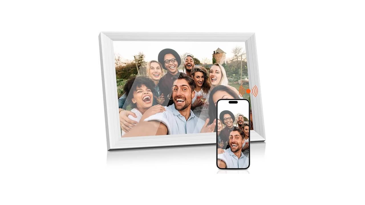 Porta-retrato Digital Melhor: Rotação Automática e Tela Sensível ao Toque