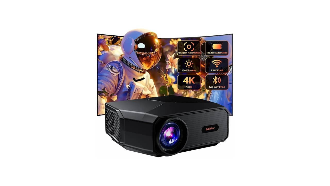 Qual Melhor Retroprojetor? Top 10 com 4K e Auto Correção Trapezoidal